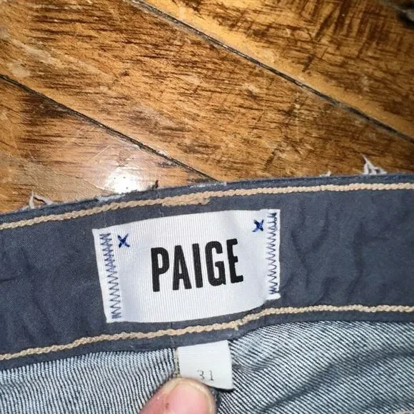 Paige Julia ankle medium wash distressed 31 jeans - Picture 3 of 5